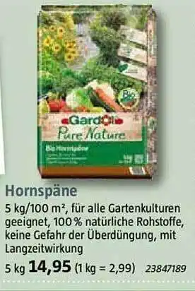 Bauhaus Pure nature hornspäne Angebot