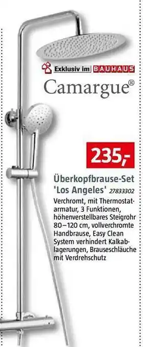 Bauhaus Camargue überkopfbrause-set 'los angeles' Angebot