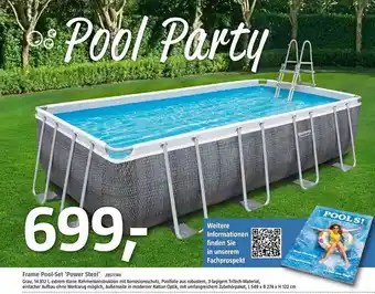 Bauhaus Frame pool-set 'power steel' Angebot