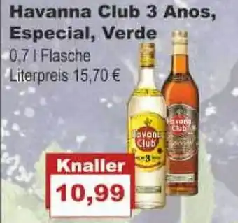 Bilgro Havana club 3 anos, especial, verde Angebot