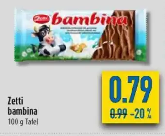 diska Zetti Bambina 100g Angebot