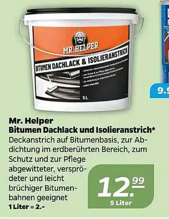 NETTO Mr. helper bitumen dachlack und isolieranstrich Angebot