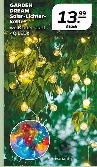 NETTO Garden dream solar-lichterkette Angebot