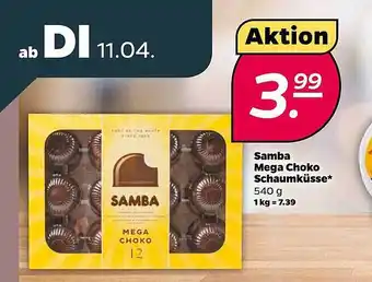 NETTO Samba mega choco schaumküsse Angebot