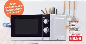 Famila Nord West Sharp mikrowelle r200inw Angebot