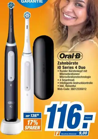 expert Octomedia Oral-B Zahnbürste iO Series 4 Duo Angebot