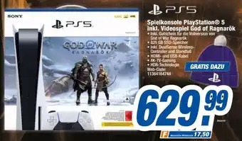 expert Octomedia PS5 Spielekonsole PlayStation 5 inkl. Videospiel God of Ragnarök Angebot