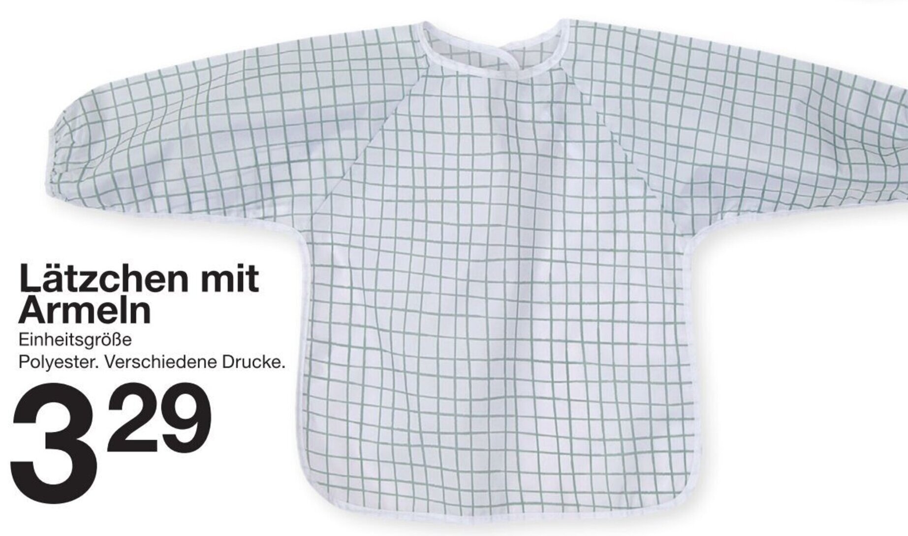 Zeeman Lätzchen mit Armeln Angebot