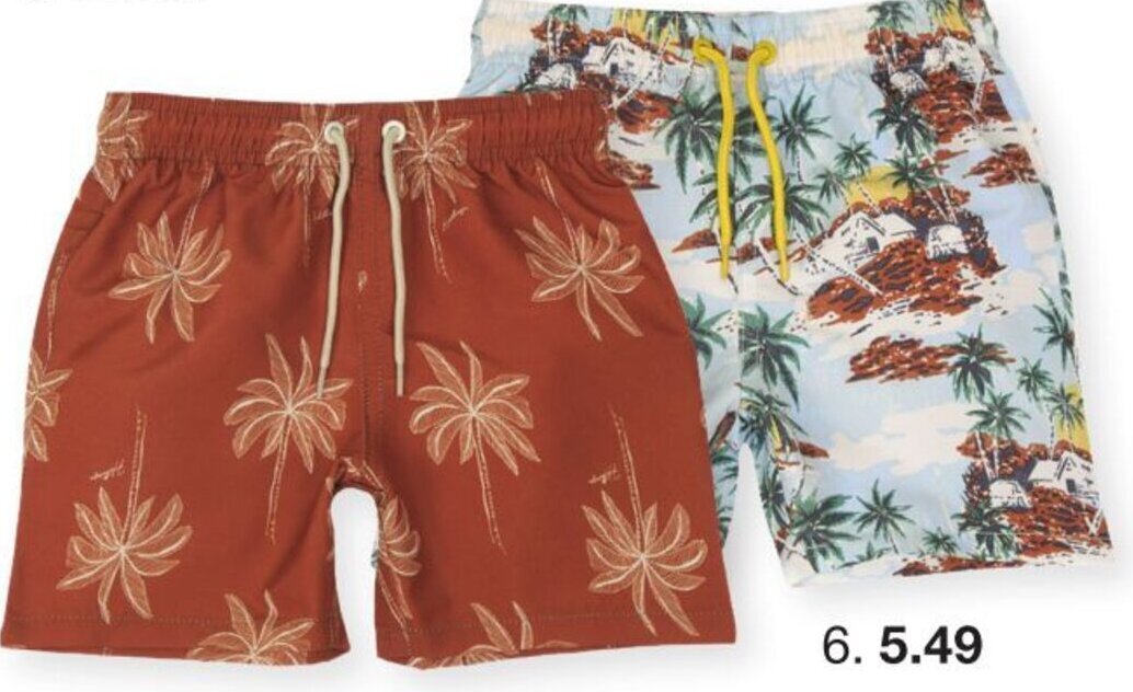 Zeeman Kinder Badeshorts Größe 92-128 Angebot