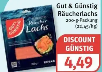 Feneberg Gut & Günstig Räucherlachs 200 g Packung Angebot