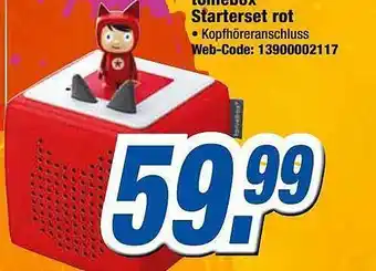 Expert Toniebox starterset rot Angebot