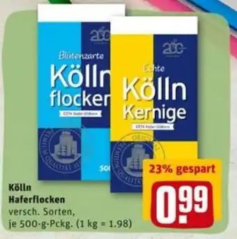 REWE City Kölln Haferflocken 500g Angebot