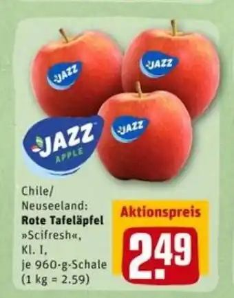 REWE City Jazz Rote Tafeläpfel 960g Angebot