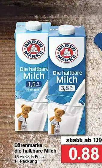 Famila Nord West Bärenmarke Die Haltbare Milch Angebot