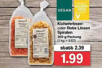 Famila Nord West Kichererbsen- Oder Rote Linsen Spiralen Vegan Angebot