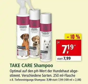 Fressnapf Take Care Shampoo Angebot