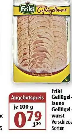 Globus Friki Geflügellaune Geflügelwurst Angebot