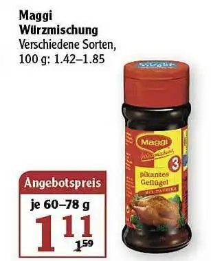 Globus Maggu Würzmischung Angebot