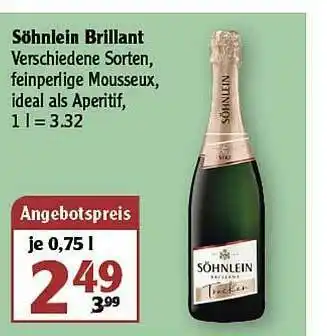 Globus Söhnlein Brillant Angebot