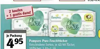 Globus Pampers Pure Feuchttücher Angebot