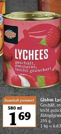 Globus Globus Lychees Angebot