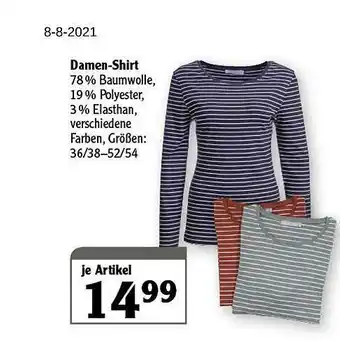 Globus Damen-shirt Angebot