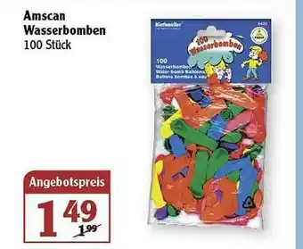 Globus Amscan Wasserbomben Angebot