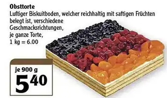 Globus Obsttorte Angebot