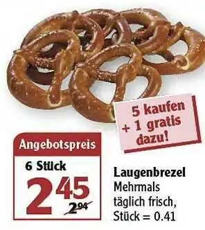 Globus Laugenbrezel Angebot