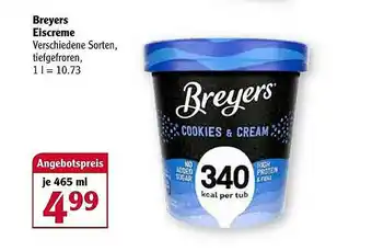 Globus Breyers Eiscreme Angebot