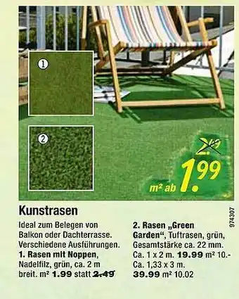 Hagebau Kunstrasen Angebot