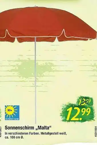 Hagebau Sonnenschirm „malta” Angebot