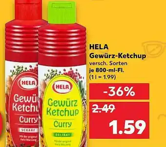 Kaufland Hela Gewürz-ketchup Angebot