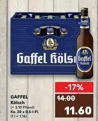 Kaufland Gaffel Kölsch Angebot