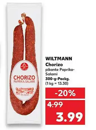 Kaufland Wiltmann Chorizo Angebot