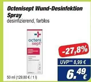 Easy Apotheke Octenisept wund-desinfektion spray Angebot