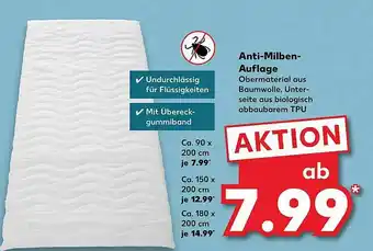 Kaufland Anti-milben Auflage Angebot