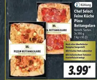 Lidl Chef Select Feine Küche Pizza Rettangolare Angebot