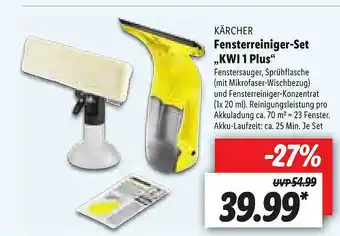 Lidl Kärcher Fensterreiniger-set Kwi1 Plus Angebot