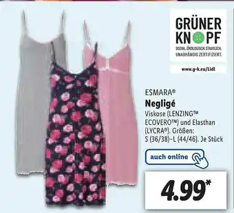 Lidl Esmara Negligé Angebot