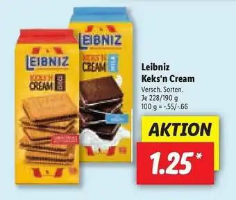 Lidl Leibniz Keks'n Cream Angebot