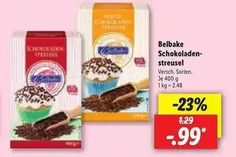 Lidl Belbake Schokoladenstreusel Angebot