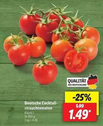 Lidl Deutsche Cocktailstrauchtomaten Angebot