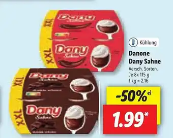 Lidl Danone Dany Sahne Angebot