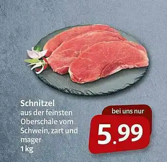 Markant Schnitzel Angebot