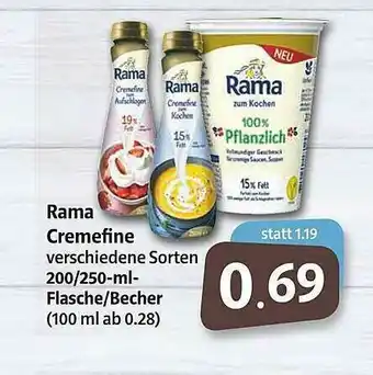 Markant Rama Cremefine Angebot