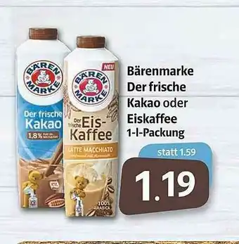 Markant Bärenmarke Derfrische Kakao Oder Esikaffee Angebot