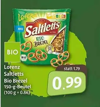 Markant Lorenz Saltletts Bio Brezel Angebot