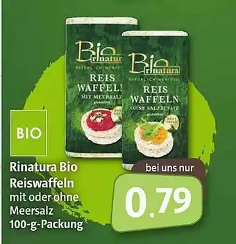 Markant Rinatura Bio Reiswaffeln Angebot