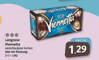 Markant Langnese Viennetta Angebot